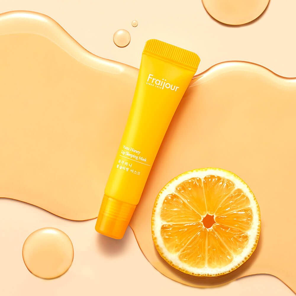 Маска для губ с юдзу и прополисом Fraijour Yuzu Honey Lip Sleeping Mask — изображение 2