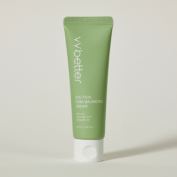 Крем для лица балансирующий с керамидами JEJU YUJA CERA BALANCING CREAM,50 мл — изображение 3
