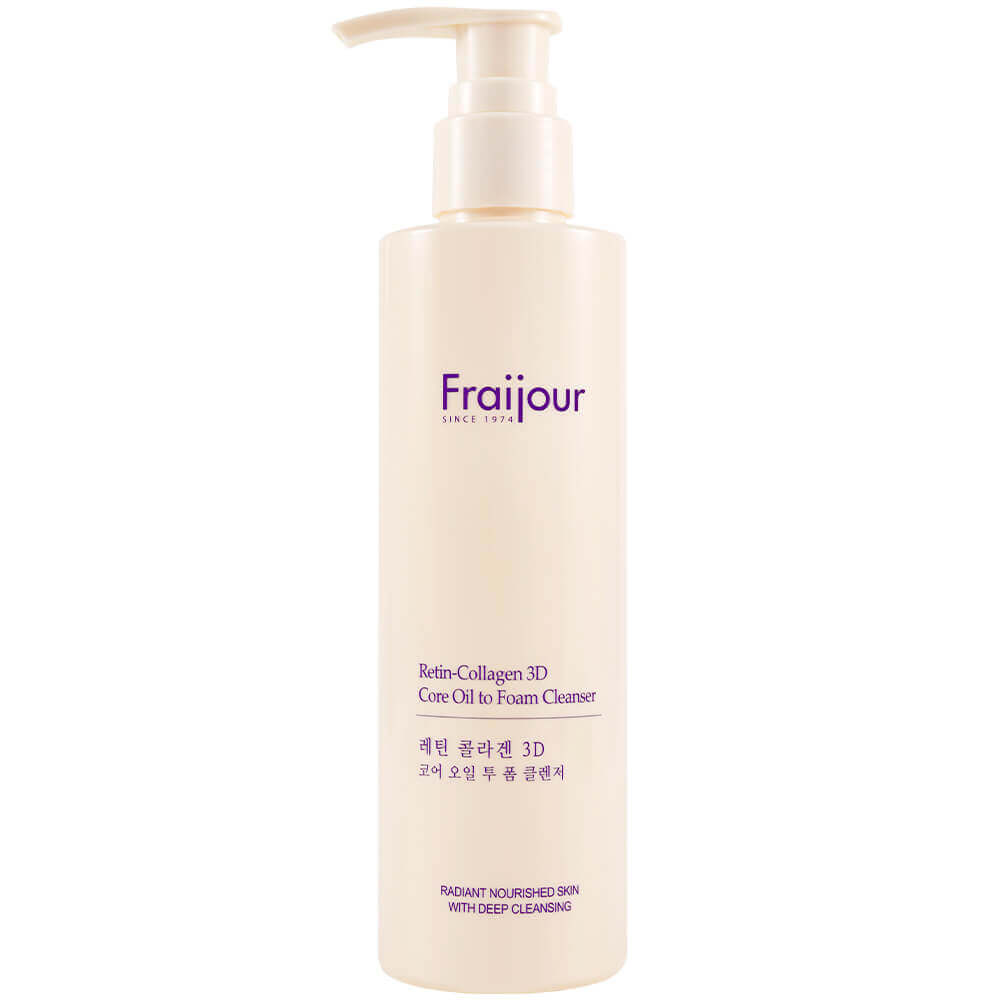 Гидрофильное масло-пенка для лица КОЛЛАГЕН/РЕТИНОЛ Retin-Collagen 3D Core Oil to Foam Cleanser,210 мл — изображение 2
